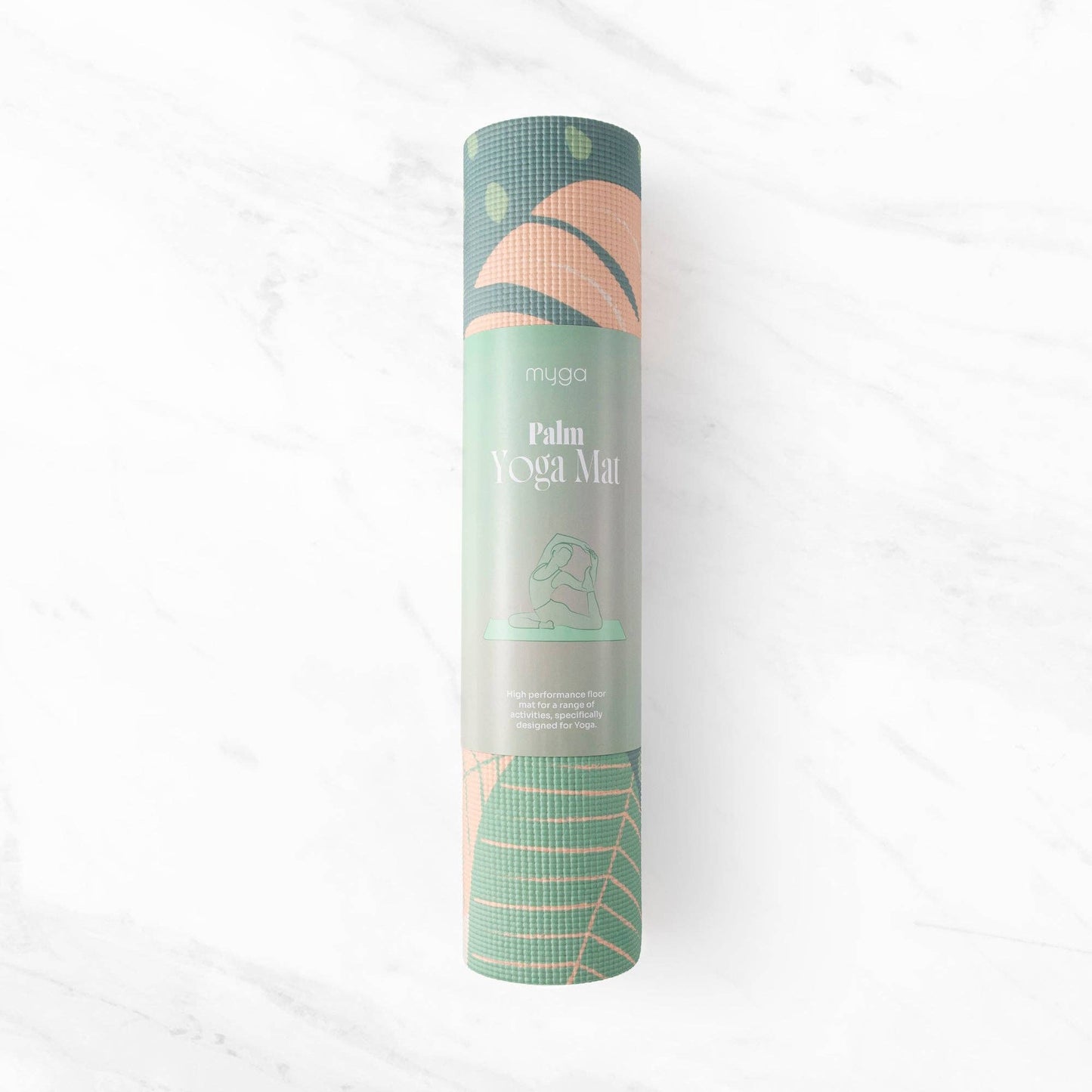 Yoga- & pilatesmatte - Myga, print