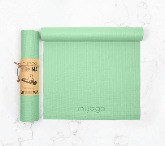 Yoga- & pilatesmatte - Myga, ensfarget