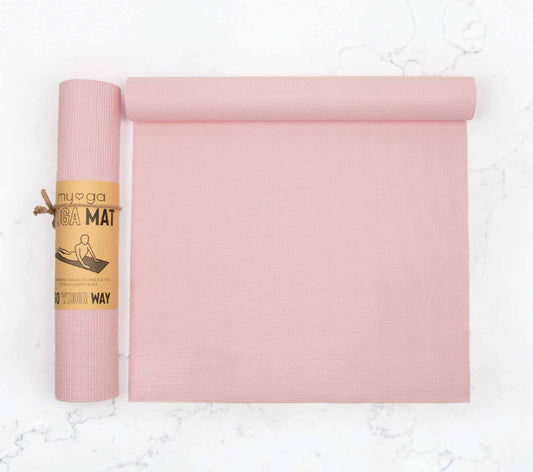 Yoga- & pilatesmatte - Myga, ensfarget