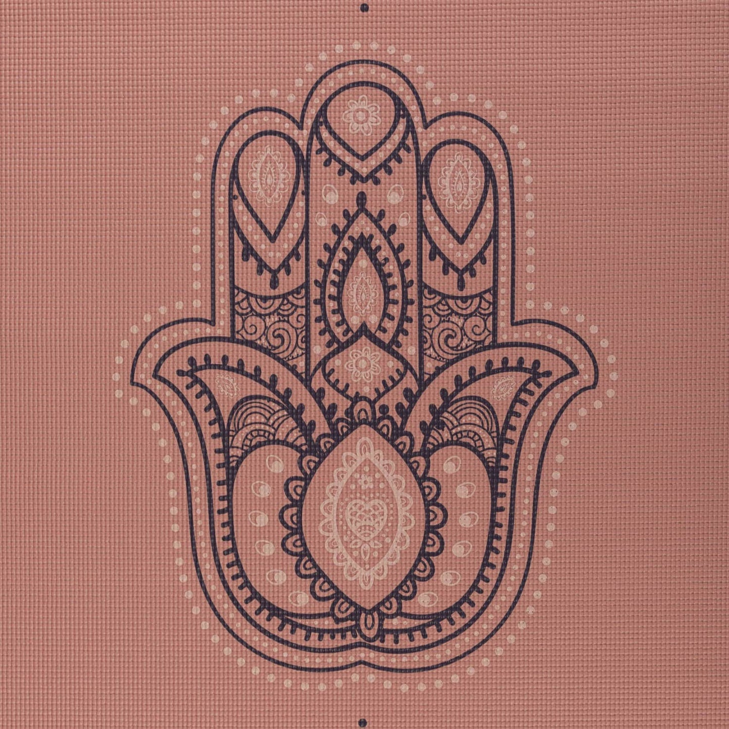 Yoga- & pilatesmatte - Bodhi Yoga, Hamsa Hand, Rose tan