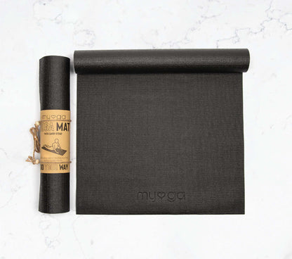 Yoga- & pilatesmatte - Myga, ensfarget